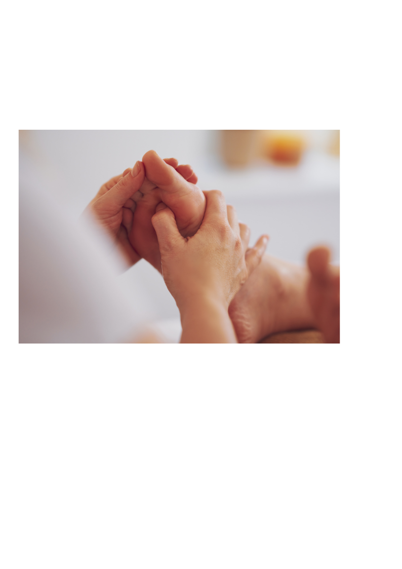 Reflexology foot treatment
